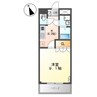 コンフォール 1Kの間取り