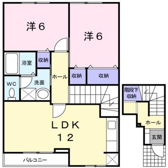 間取図 ハイブリッヂハピネスＢ