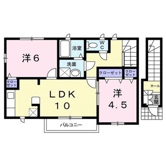 間取図 中土井ロングハイツ