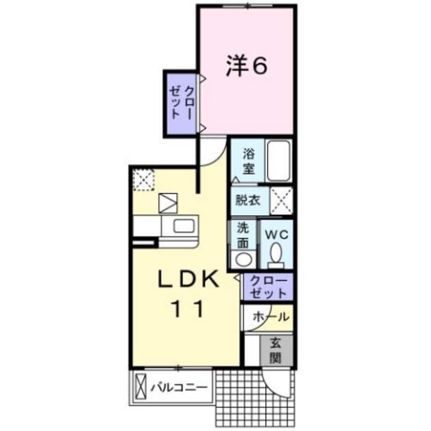 間取図 プラシードＳ