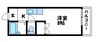 エクセル南本庄 1Rの間取り