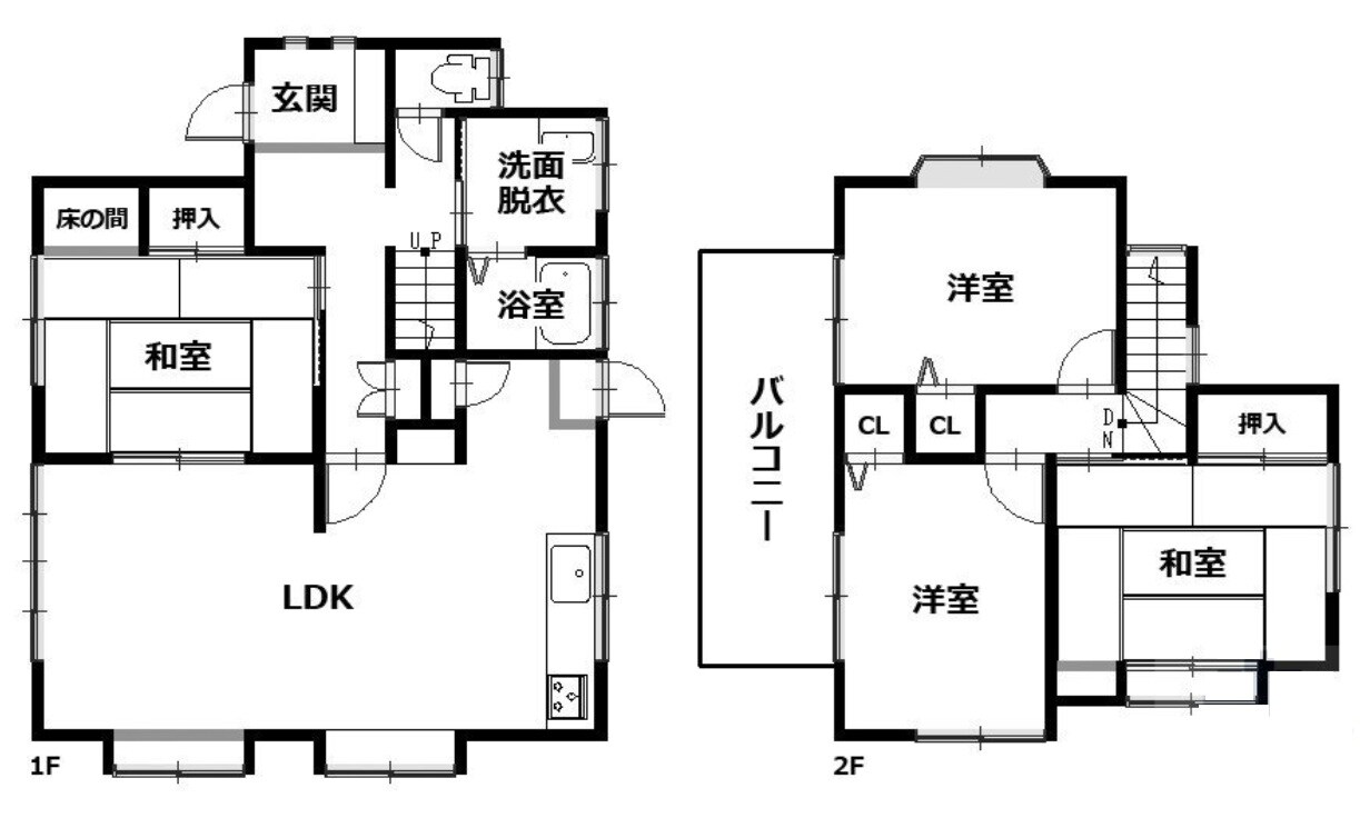間取り図 幕山台２丁目貸戸建