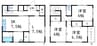 神谷貸家 3LDKの間取り
