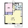 アルファ　ワン 1LDKの間取り