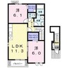 エスペランサ 2LDKの間取り