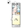 クレシア 1Kの間取り