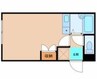 カジシマハイツ 1Rの間取り