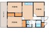 ジュネスKASUGA 3DKの間取り