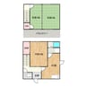 野上アパート 3Kの間取り