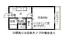 三恵マンション 1Kの間取り