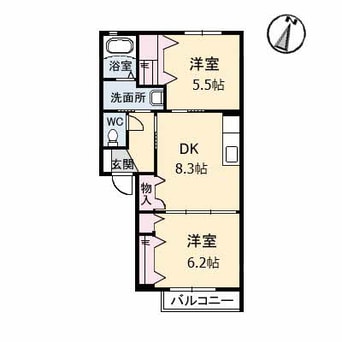 間取図 クレスト山手