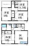 多治米町３丁目戸建 4DKの間取り