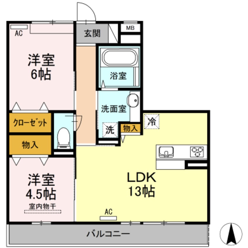 間取図 メゾン・ド・キャトルⅣ