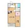 大門町新築アパート（仮） 1LDKの間取り