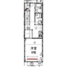 ガーデンヒルズ長者町 1Kの間取り