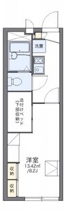 レオパレスエスポワール 1Kの間取り