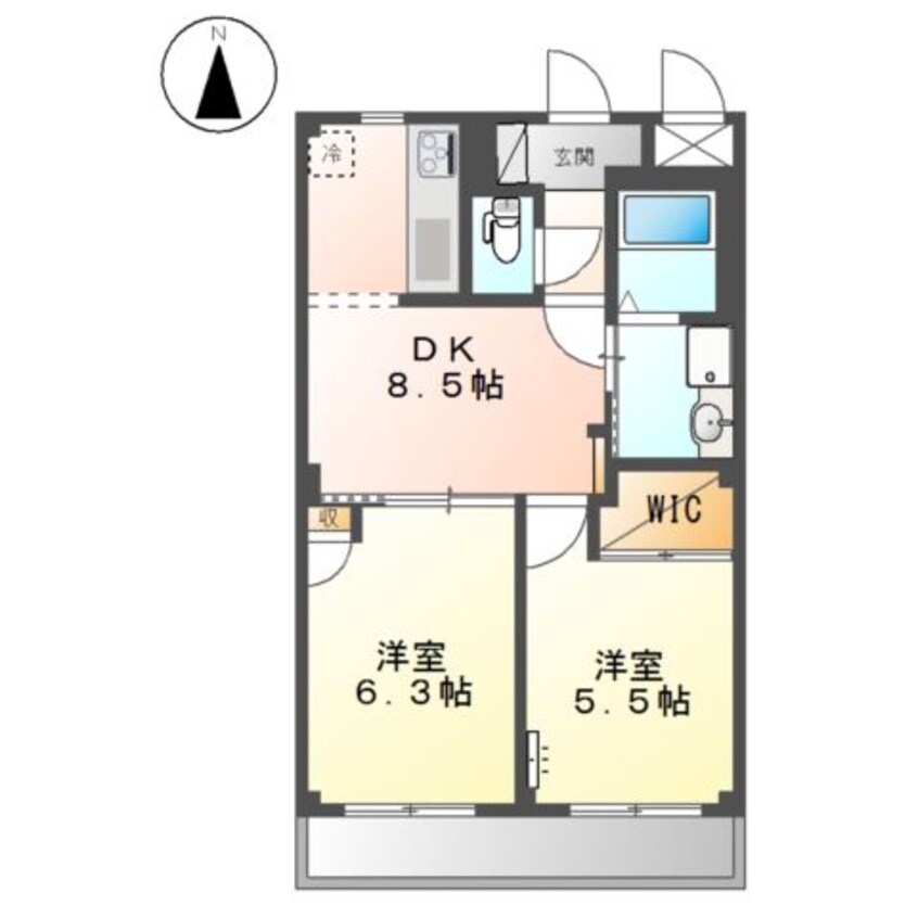 間取図 プランドール