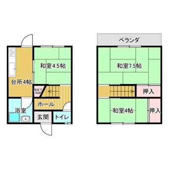 間取図 エステート雅