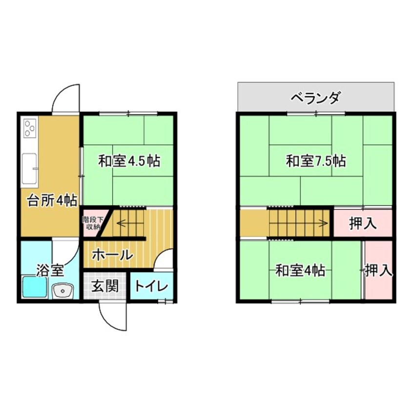 間取図 エステート雅
