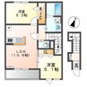 グランドビュー 2LDKの間取り