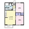 タガミハイム 2LDKの間取り