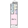 東手城町３丁目アパート 1Kの間取り