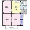 シティハイツ和風 3DKの間取り
