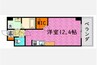 ロサード沖野上 1Rの間取り