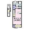 アクシアＢ 1Rの間取り