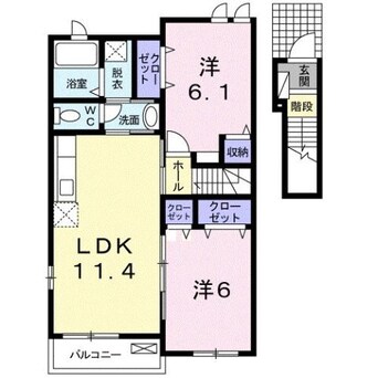 間取図 ハウス　アイＢ