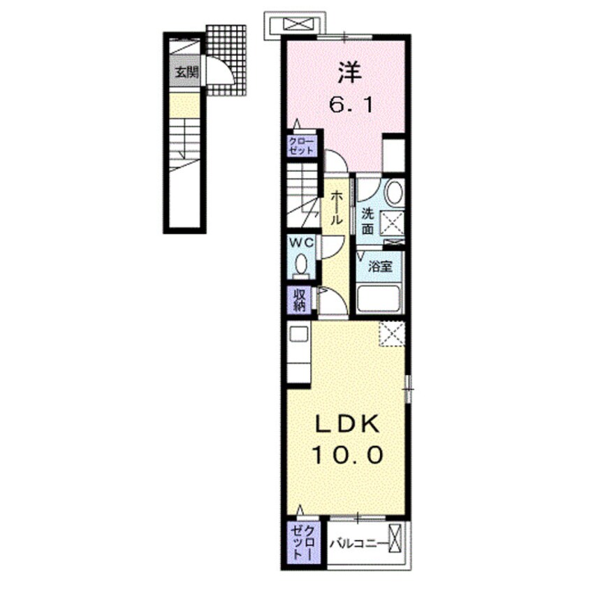間取図 ラヴィアンローズ