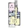 サニーⅡ 1LDKの間取り