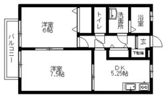 間取図 ユーハイツ沖野上