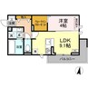 D-ROOM桜馬場 1LDKの間取り