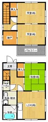 千田ドリームハイツ 3DK+Sの間取り