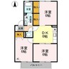 サンコート橋塚 3DKの間取り