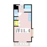 鹿児島市電１系統/二軒茶屋駅 徒歩4分 3階 築35年 1Rの間取り