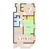 鹿児島市電２系統/高見橋駅 徒歩22分 1階 築25年 2LDKの間取り