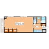 鹿児島市電１系統/桜島桟橋通駅 徒歩3分 6階 築18年 1Kの間取り
