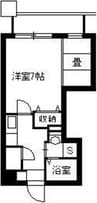 鹿児島市電２系統/市立病院前駅 徒歩6分 6階 築11年 1Kの間取り