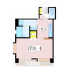 鹿児島市電２系統/都通駅 徒歩6分 2階 築25年 1Kの間取り