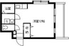鹿児島市電１系統/二軒茶屋駅 徒歩6分 3階 築11年 1Rの間取り