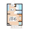 鹿児島市電１系統/鴨池駅 徒歩4分 3階 築37年 1Kの間取り