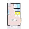 鹿児島市電１系統/鴨池駅 徒歩4分 3階 築37年 1Rの間取り
