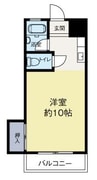 鹿児島市電１系統/南鹿児島駅前駅 徒歩6分 3階 築37年 1Rの間取り