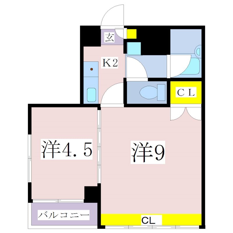 間取り図 鹿児島市電１系統/荒田八幡駅 徒歩4分 4階 築29年