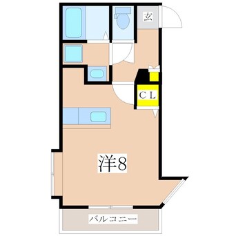 間取図 リーベンパレス郡元