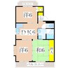 Jヒルズ吉野 3DKの間取り