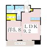 鹿児島市電１系統/甲東中学校前駅 徒歩3分 6階 築16年 1LDKの間取り