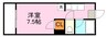 鹿児島市電１系統/騎射場駅 徒歩6分 3階 築35年 1Rの間取り